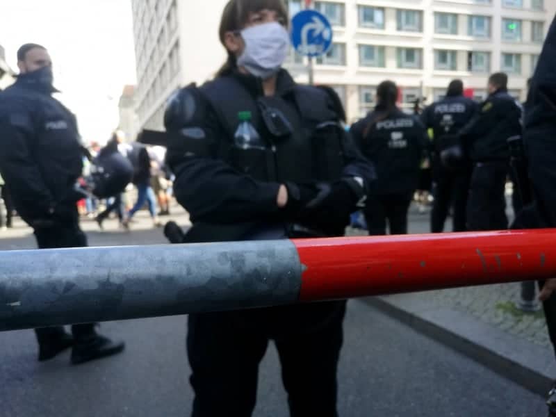 Demo von Corona-Skeptikern am 29.08.2020, über dts Nachrichtenagentur