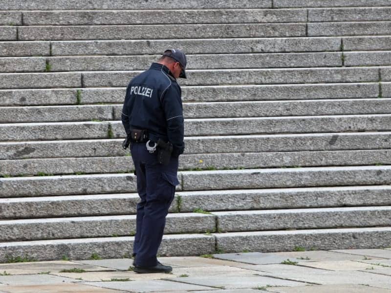 Polizei vor dem Bundestag, über dts Nachrichtenagentur