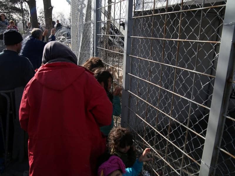 Flüchtlinge an der Grenze Griechenland-Mazedonien, über dts Nachrichtenagentur