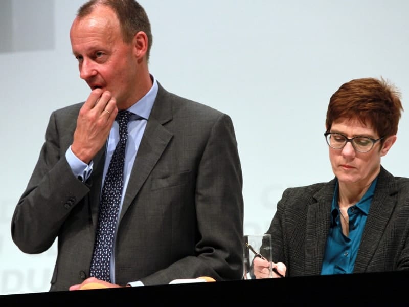 Friedrich Merz und Annegret Kramp-Karrenbauer 2018, über dts Nachrichtenagentur