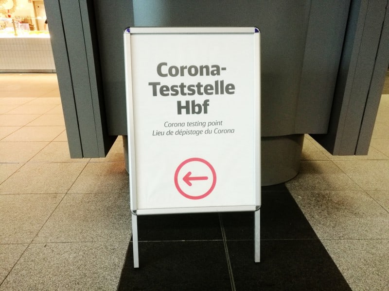 Corona-Teststelle, über dts Nachrichtenagentur