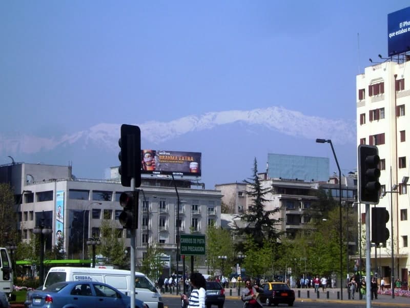 Straßenszene in Santiago de Chile, über dts Nachrichtenagentur
