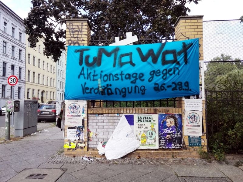 Protest gegen Immobilienmarkt, über dts Nachrichtenagentur