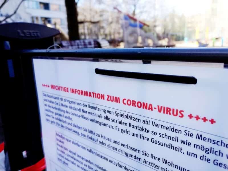 Gesperrter Spielplatz, über dts Nachrichtenagentur