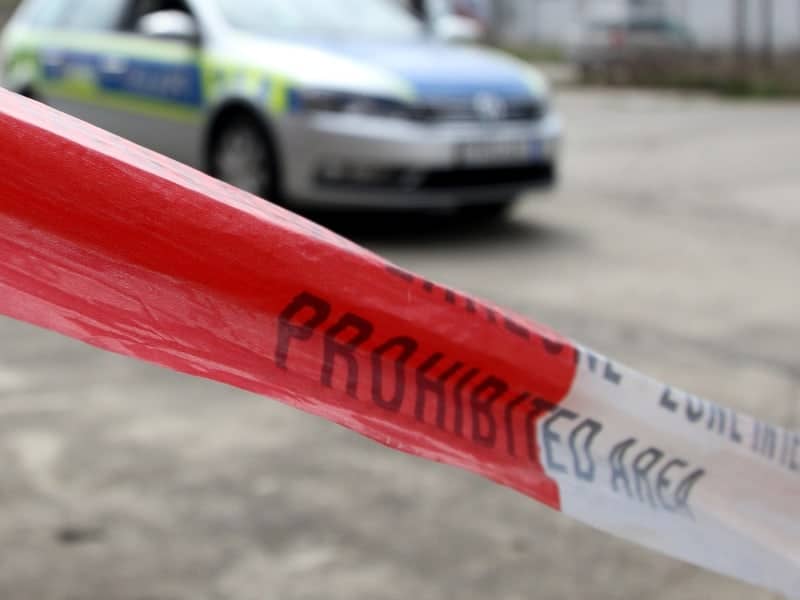Absperrung der Polizei, über dts Nachrichtenagentur