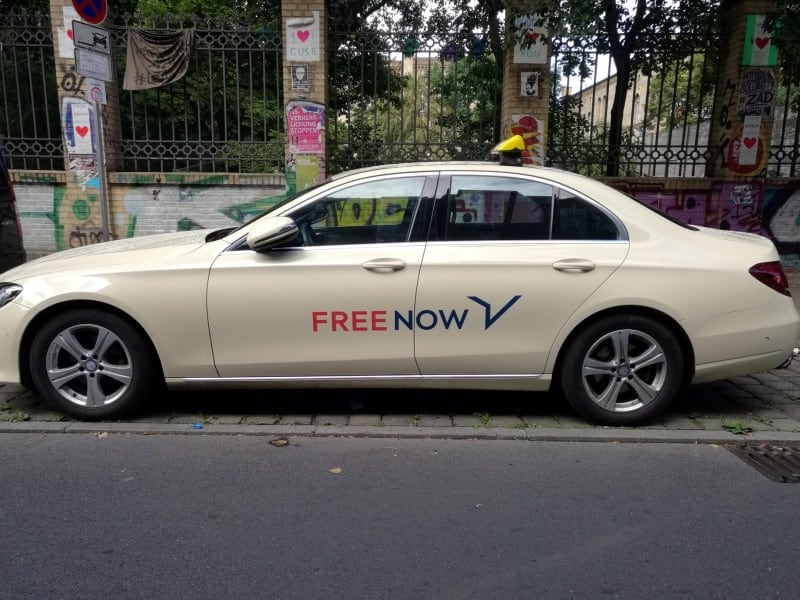Free-Now-Taxi, über dts Nachrichtenagentur