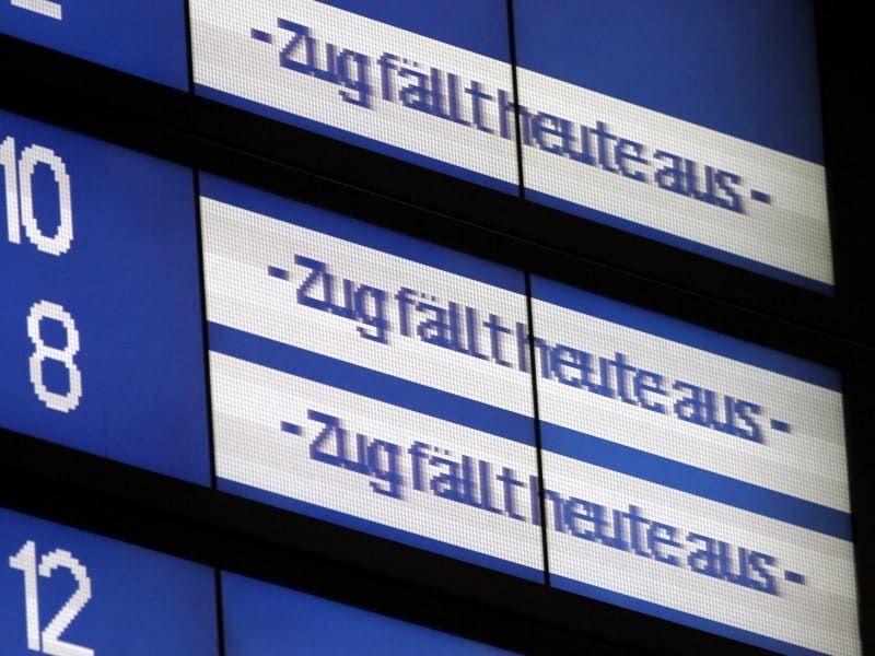 Zugausfälle bei der Bahn, über dts Nachrichtenagentur