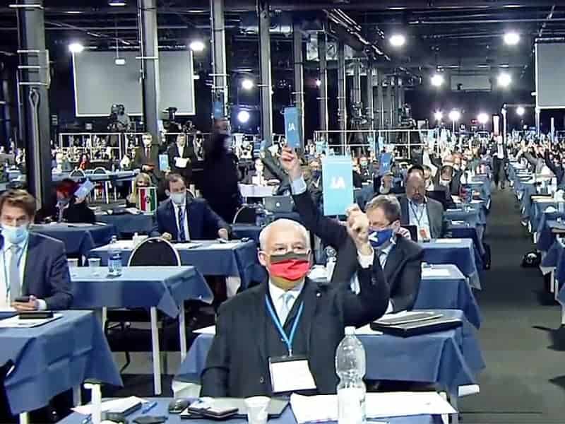 AfD-Parteitag 28.11.2020 in Kalkar, über dts Nachrichtenagentur