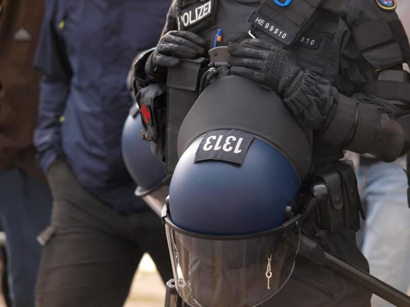 Polizei bei Protesten in Chemnitz, über dts Nachrichtenagentur