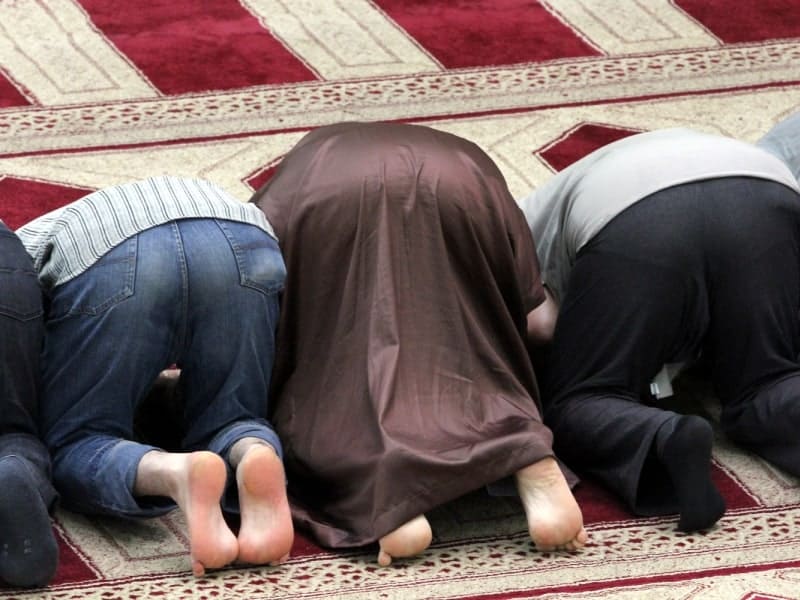 Gläubige Muslime beim Gebet in einer Moschee, über dts Nachrichtenagentur
