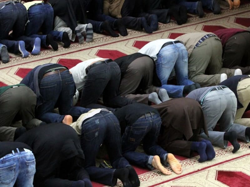 Gläubige Muslime beim Gebet in einer Moschee, über dts Nachrichtenagentur