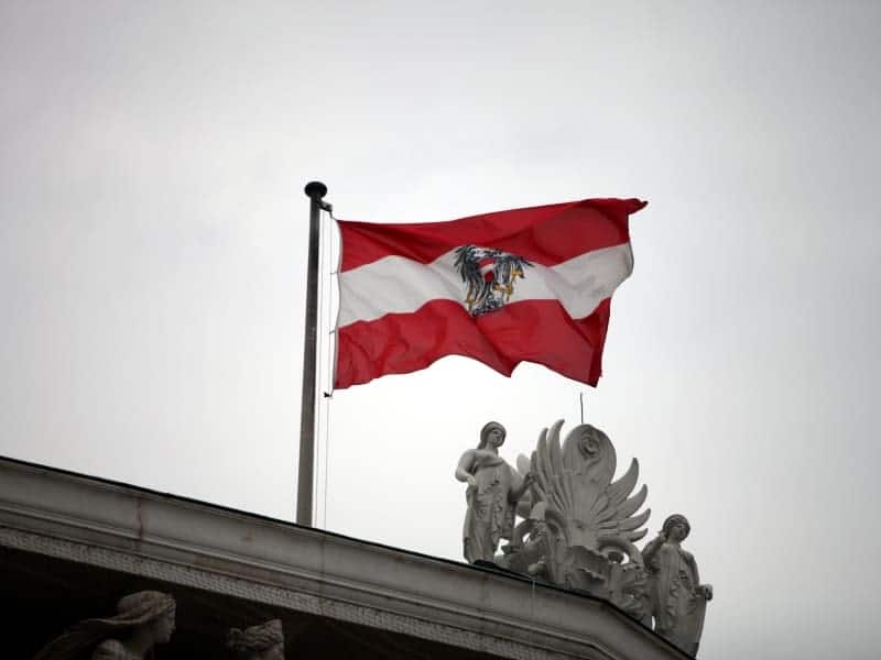 Fahne von Österreich, über dts Nachrichtenagentur