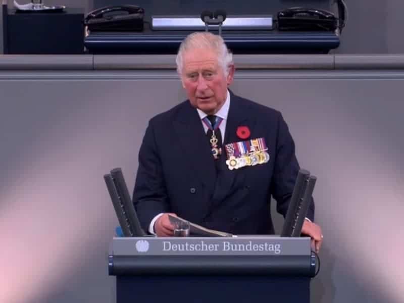 Prinz Charles am 15.11.2020 im Bundestag, über dts Nachrichtenagentur