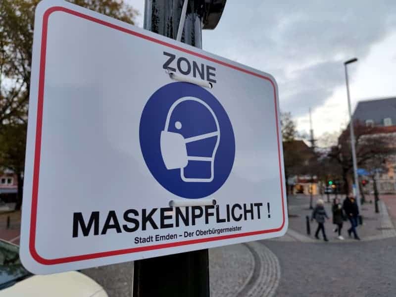 Maskenpflicht in der Innenstadt von Emden, über dts Nachrichtenagentur