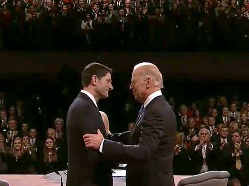 Paul Ryan und Joe Biden beim TV-Duell, über dts Nachrichtenagentur