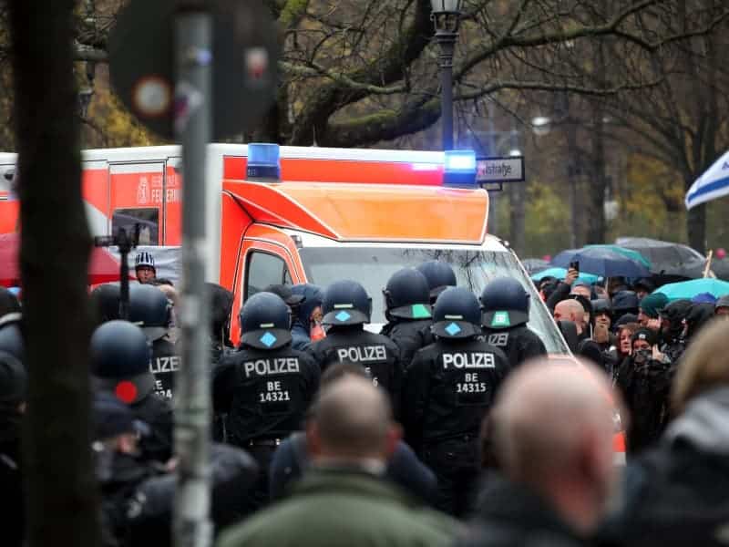 Proteste am 18.11.2020, über dts Nachrichtenagentur