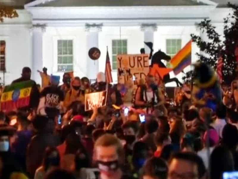 Demo in Washington am 07.11.2020, über dts Nachrichtenagentur