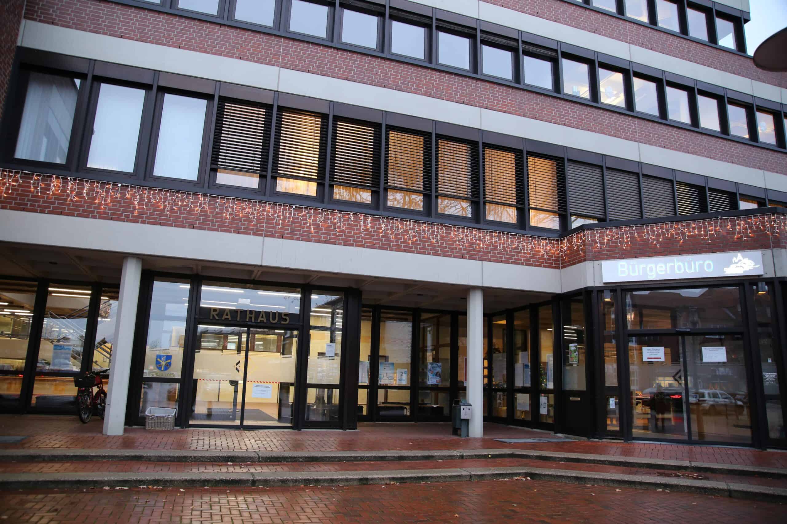 Das Rathaus ist zwischen den Feiertagen für den regulären Besuchsverkehr geschlossen. Foto Stadt Haren (Ems)