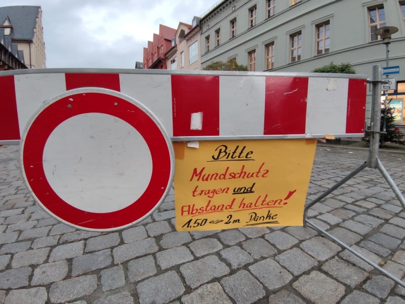 Corona-Hinweis, über dts Nachrichtenagentur