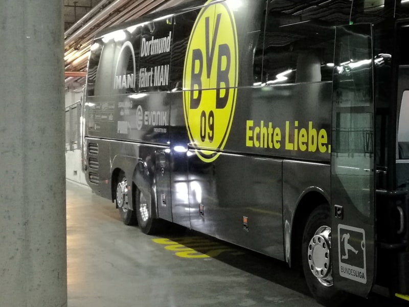Bus von Borussia Dortmund, über dts Nachrichtenagentur