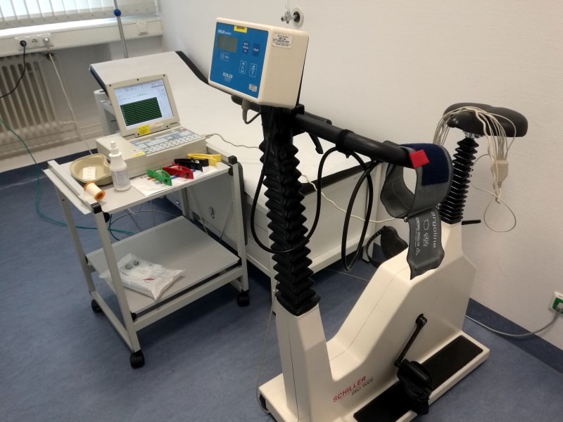 Fahrradergometer für Belastungs-EKG, über dts Nachrichtenagentur