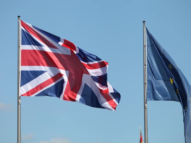 Fahnen von EU und Großbritannien, über dts Nachrichtenagentur