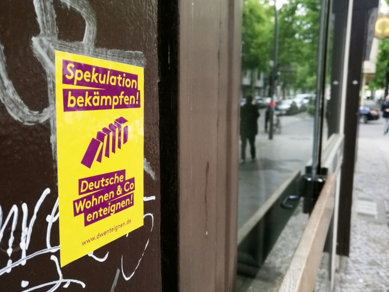 Protest gegen Deutsche Wohnen, über dts Nachrichtenagentur
