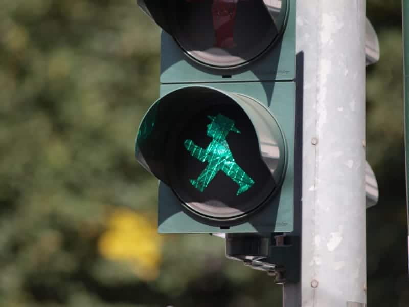 Grüne Fußgängerampel, Ampelmännchen, Ampel, über dts Nachrichtenagentur