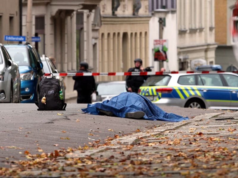 Polizeieinsatz 09.10.2019 in Halle (Saale), über dts Nachrichtenagentur