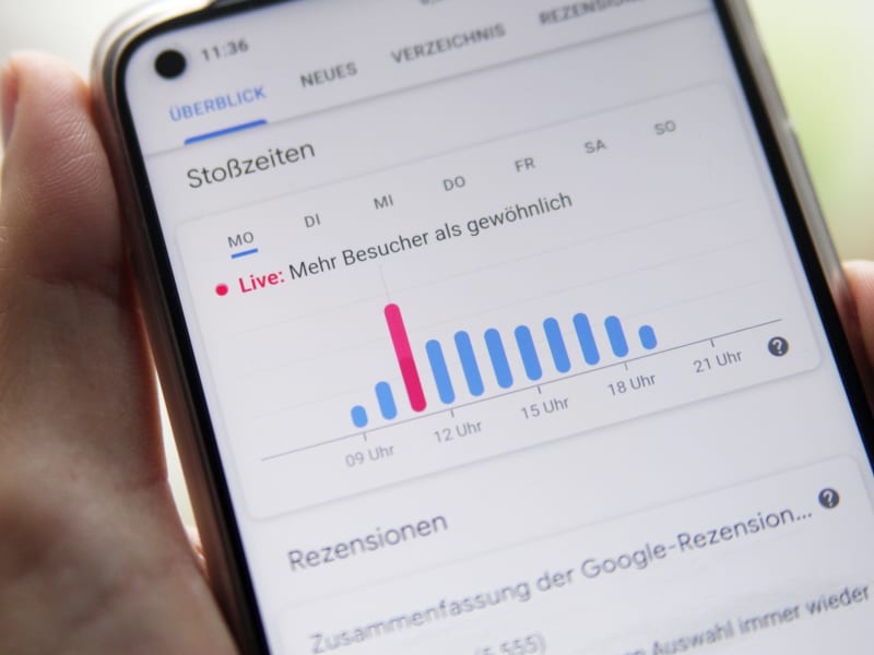 Google-Bewegungsdaten für Kaufhof in Frankfurt am 14.12.2020, über dts Nachrichtenagentur