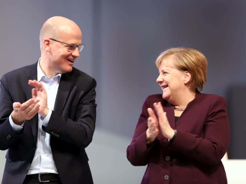 Ralph Brinkhaus und Angela Merkel, über dts Nachrichtenagentur