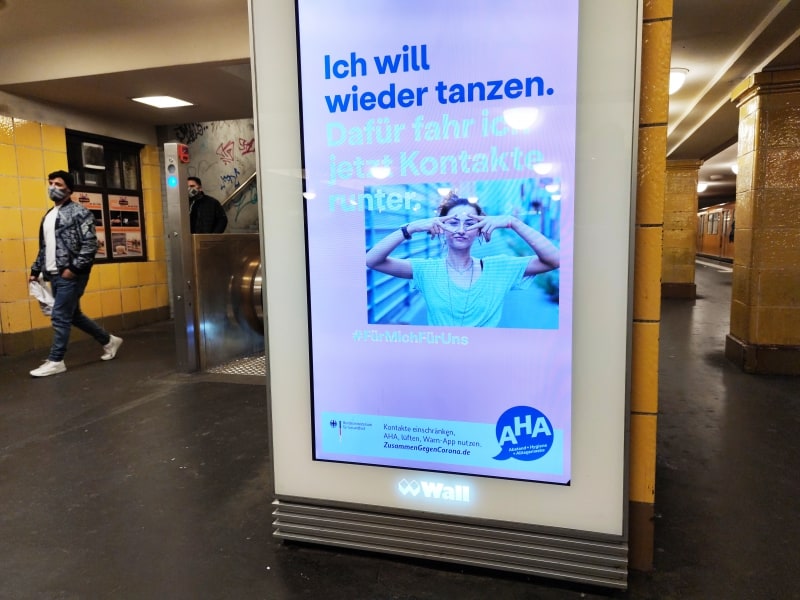 Corona-Werbung der Bundesregierung, über dts Nachrichtenagentur