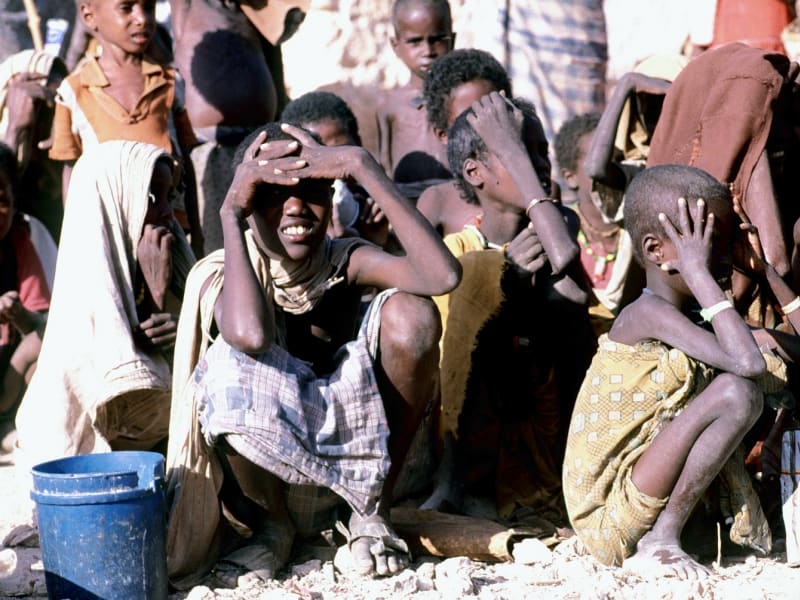 Hungernde Kinder in Somalia, über dts Nachrichtenagentur