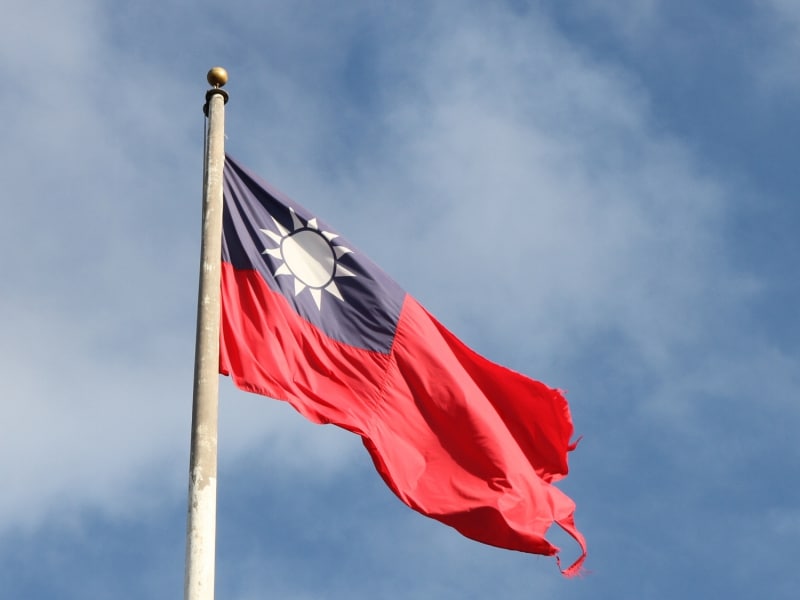 Taiwan-Flagge, über dts Nachrichtenagentur