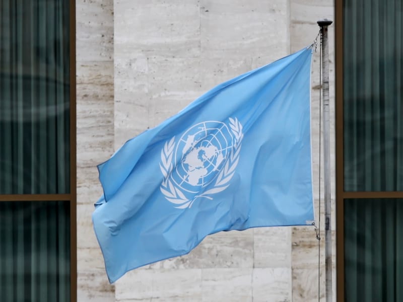 Fahne vor den Vereinten Nationen (UN), über dts Nachrichtenagentur