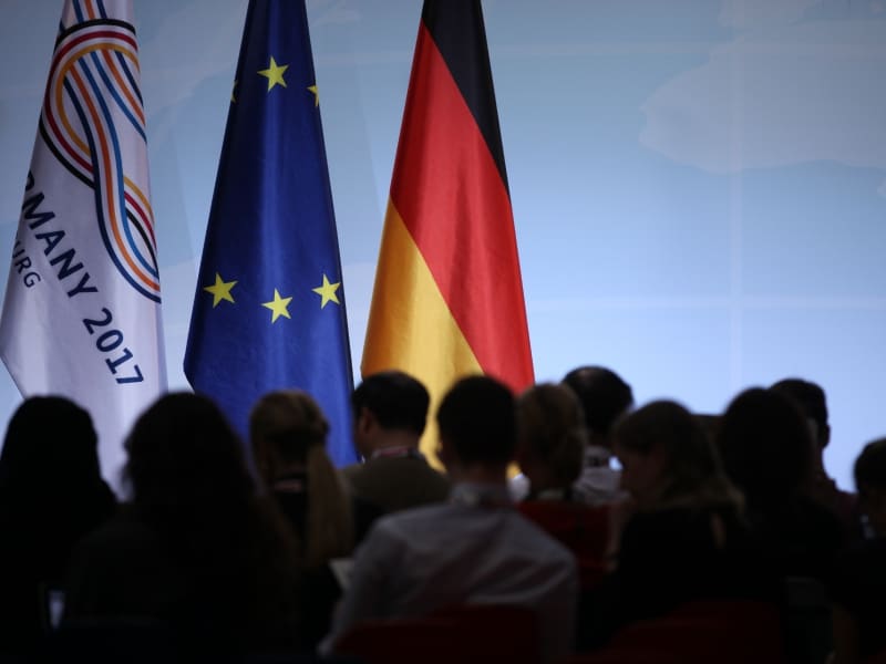 Journalisten bei G20-Gipfel, über dts Nachrichtenagentur