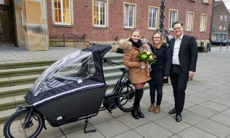 Stadt Nordhorn fördert Lastenfahrräder für Privatpersonen