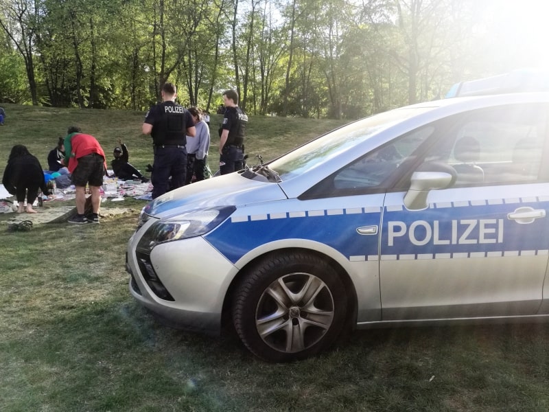 Kontrolle von Kontaktbeschränkungen im Sommer 2020, über dts Nachrichtenagentur