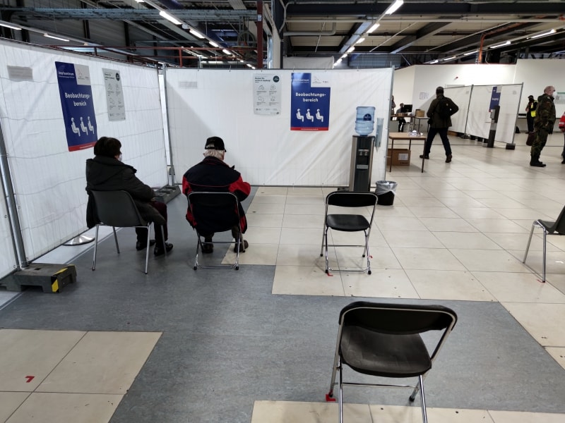 Impfzentrum, über dts Nachrichtenagentur