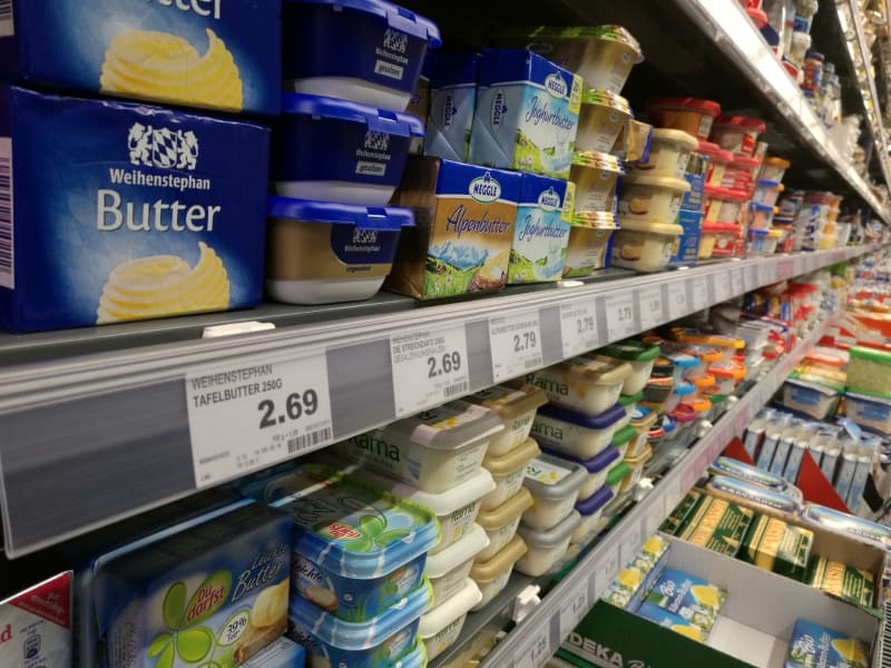 Butter in einem Supermarkt, über dts Nachrichtenagentur