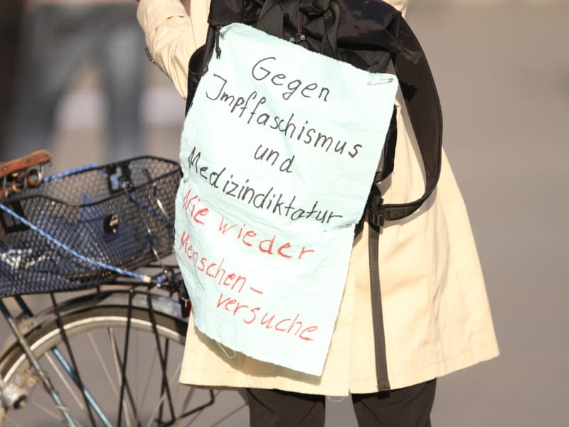Corona-Demo, über dts Nachrichtenagentur