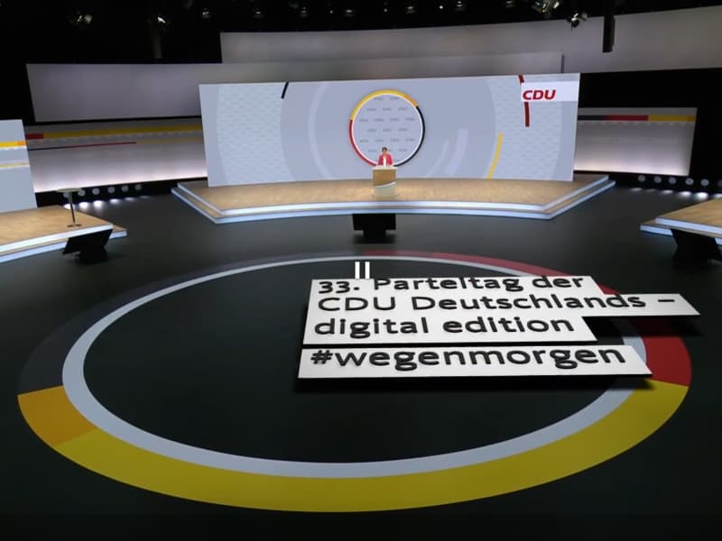 Digitaler CDU-Parteitag, über dts Nachrichtenagentur