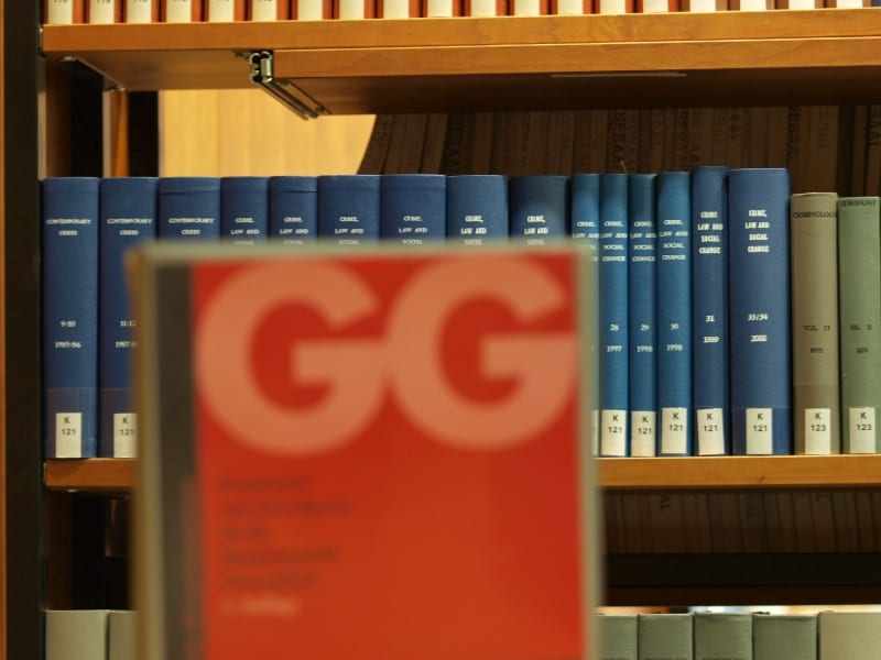 Ausgabe des Grundgesetzes in einer Bibliothek, über dts Nachrichtenagentur