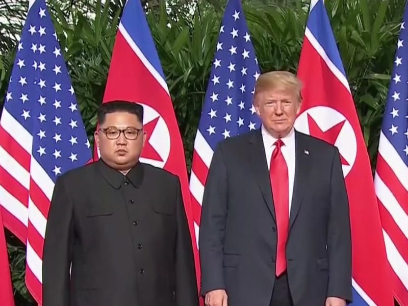 Kim und Trump am 12.06.2018, über dts Nachrichtenagentur