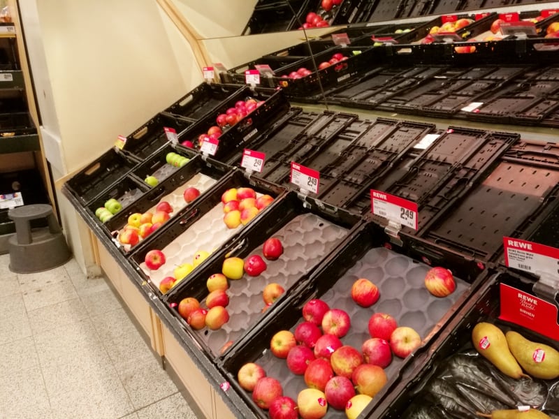 Fast ausverkauftes Obst im ersten Lockdown, über dts Nachrichtenagentur