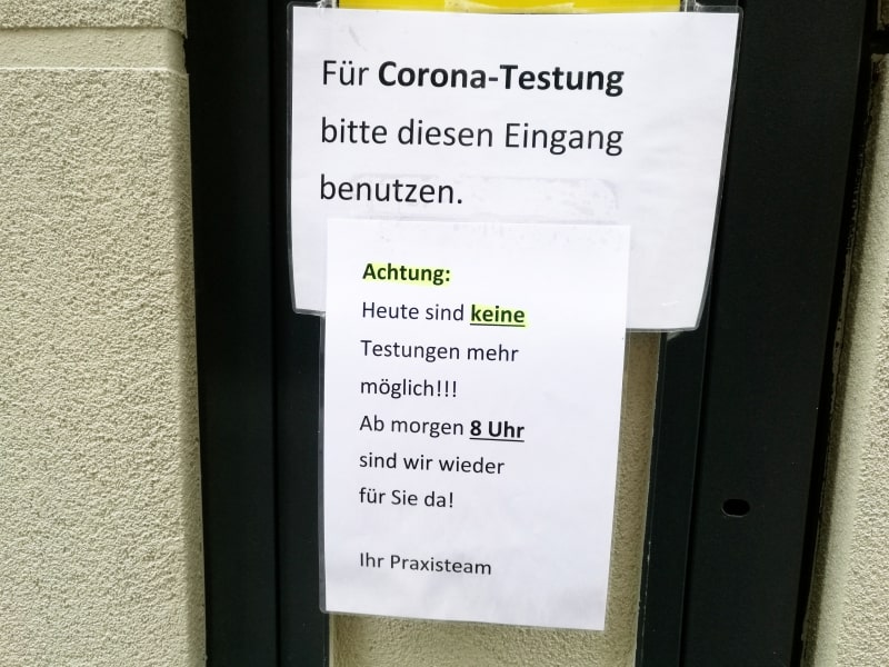 Corona-Testung, über dts Nachrichtenagentur