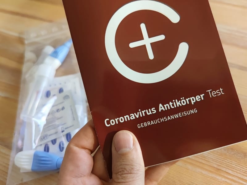 Covid-19-Antikörper-Schnelltest, über dts Nachrichtenagentur