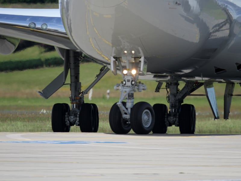Fahrwerk einer Boeing 747-400, über dts Nachrichtenagentur