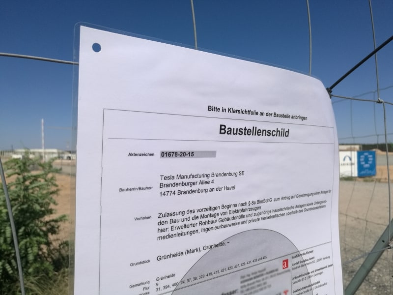 Standort von neuer Tesla-Fabrik in Brandenburg, über dts Nachrichtenagentur