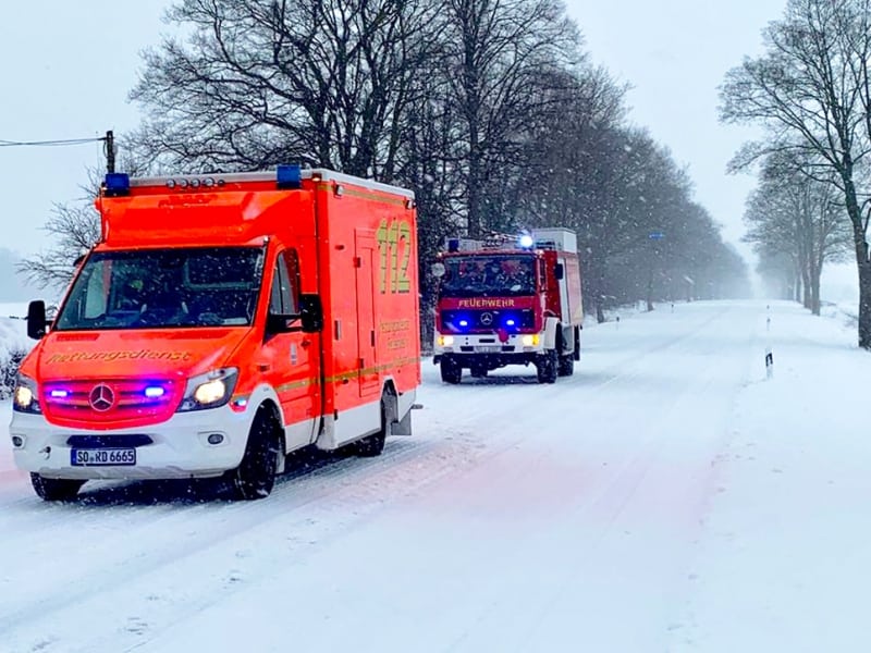 Einsatz im Kreis Soest, Feuerwehr Lippetal, Text: über dts Nachrichtenagentur